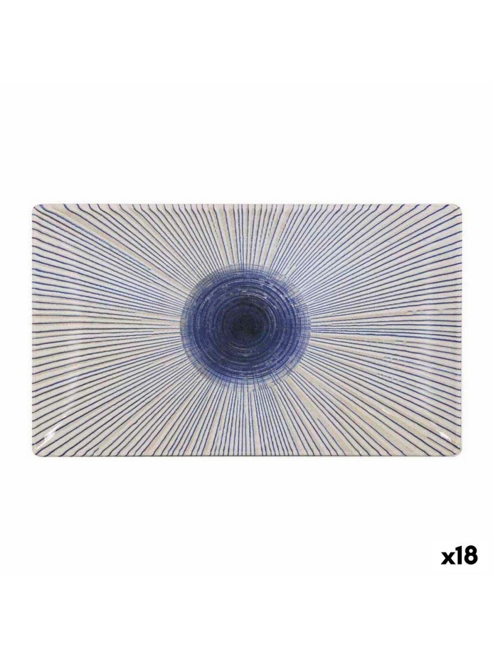 Fuente de Cocina La Mediterránea Irys Rectangular 25 x 15 x 2 cm (18 Unidades) (25 x 15 cm)