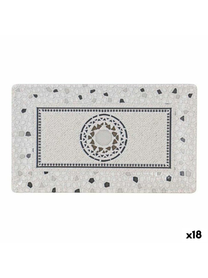 Plat à Gratin La Mediterránea Barroc Rectangulaire 25 x 15 x 2 cm (18 Unités)