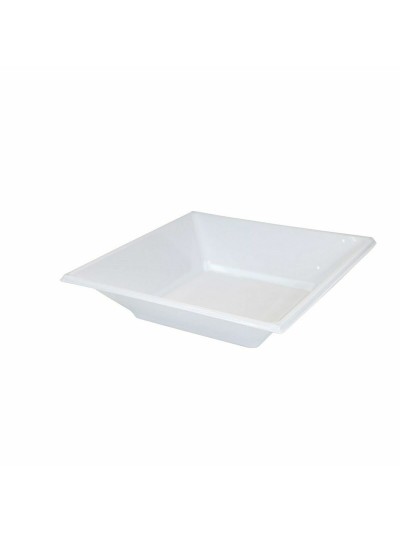 Lot d'assiettes réutilisables Algon Blanc Plastique (36 Unités)