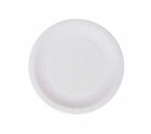 Set de Platos Algon Desechables Blanco Cartón 20 cm (10 Unidades)