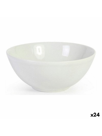 Cuenco La Mediterránea Monaco Blanco Cerámica 16 x 7 cm (24 Unidades)