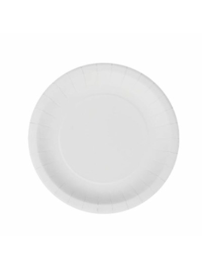 Plate set Algon Disposable White Cardboard 20 cm (36 Units)