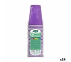 Set de vasos reutilizables Algon Fucsia 24 Unidades 250 ml (25 Piezas)