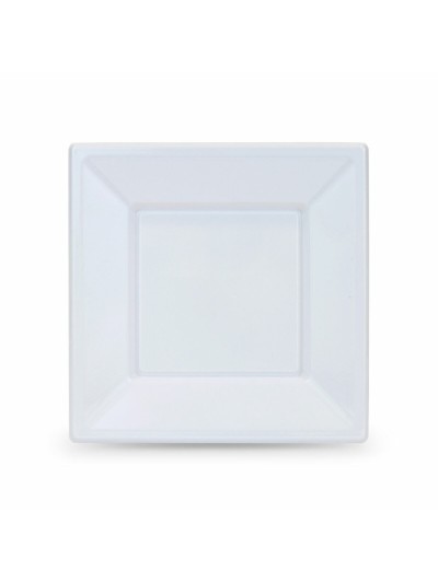 Lot d'assiettes réutilisables Algon Carré Plastique 18 x 18 x 2 cm (36 Unités)