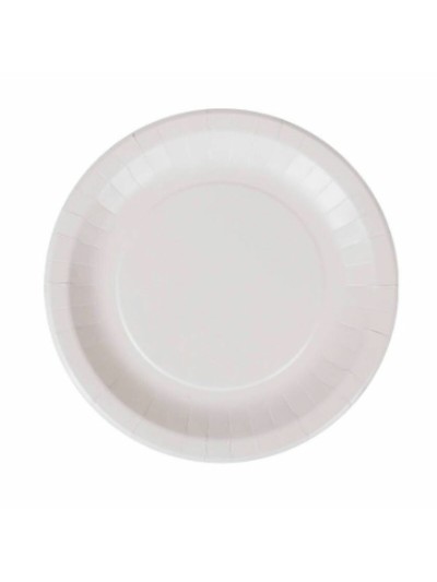 Set de Platos Algon Desechables Blanco Cartón 28 cm (36 Unidades)