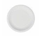 Plate set Algon Disposable White Cardboard 20 cm (10 Units)
