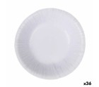 Set de Platos Algon Desechables Blanco Cartón 450 ml (36 Unidades)