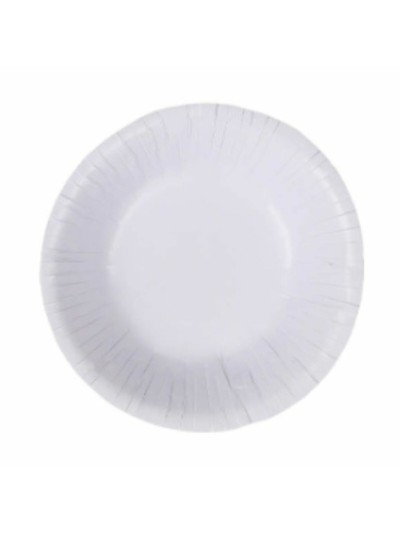 Set de Platos Algon Desechables Blanco Cartón 450 ml (36 Unidades)