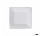 Plate set Algon Disposable White Cardboard 18 cm (36 Units)