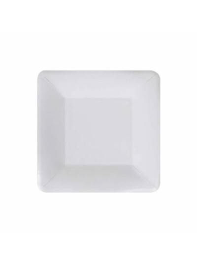 Set de Platos Algon Desechables Blanco Cartón 18 cm (36 Unidades)