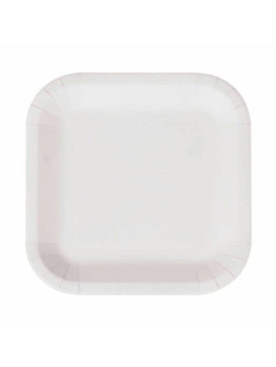 Plate set Algon Disposable White Cardboard 26 cm (36 Units)