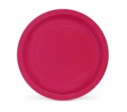 Set de Platos Algon Burdeos Desechables Cartón 20 x 20 x 1,5 cm (36 Unidades)