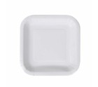 Set de Platos Algon Desechables Blanco Cartón 20 cm (36 Unidades)
