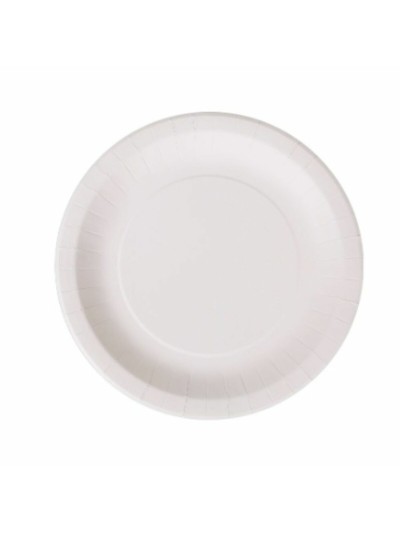 Set de Platos Algon Desechables Blanco Cartón 28 cm (36 Unidades)