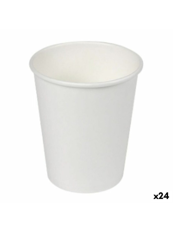 Set of glasses Algon Cardboard Disposable White 24 Units (50 Pieces)