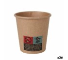 Set of glasses Algon Cardboard Disposable 36 Units 80 ml (100 Pieces)