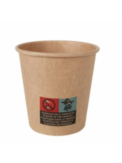 Set of glasses Algon Cardboard Disposable 120 ml 24 Units (100 Pieces)