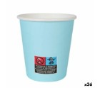 Set de Vasos Algon Cartón Desechables 200 ml Azul 36 Unidades (24 Piezas)