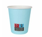 Set de Vasos Algon Cartón Desechables 200 ml Azul 36 Unidades (24 Piezas)