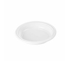 Lot d'assiettes réutilisables Algon Blanc Plastique 20,5 x 20,5 x 3 cm (6 Unités)