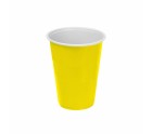 Lot de verres réutilisables Algon Jaune 24 Unités 250 ml (25 Pièces)