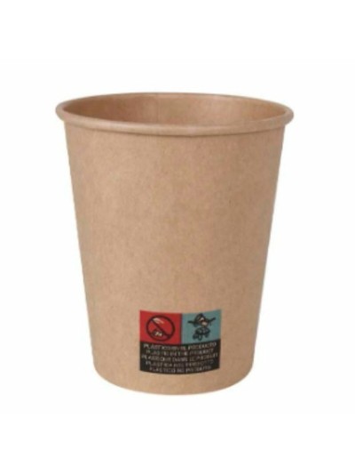 Set de Verres Algon Carton Produits à usage unique 10 Unités 250 ml (100 Pièces)
