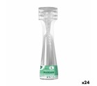 Verres à champagne réutilisables Algon Transparent 24 Unités 150 ml (4 Pièces)