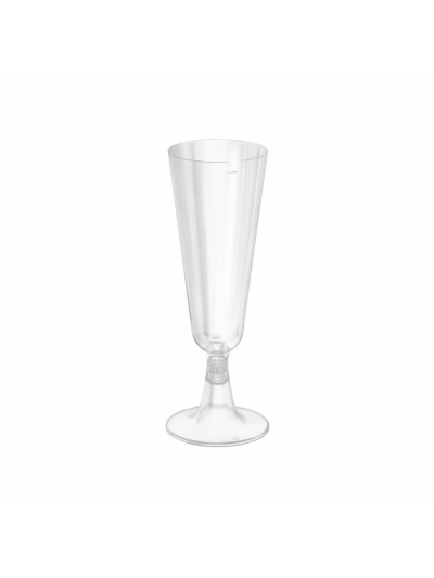 Verres à champagne réutilisables Algon Transparent 24 Unités 150 ml (4 Pièces)
