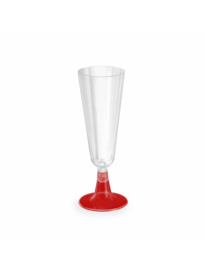 Reusable cava glasses Algon Red 24 Units 150 ml (4 Pieces)