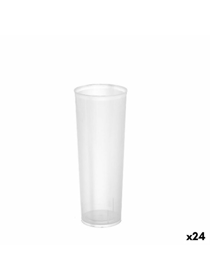 Set of reusable glasses Algon Transparent 24 Units 330 ml (20 Pieces)