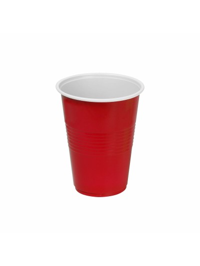 Set of reusable glasses Algon Red 24 Units 250 ml (25 Pieces)