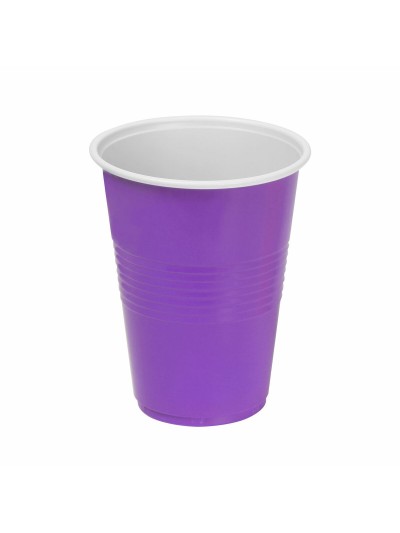 Set of reusable glasses Algon Fuchsia 48 Units 450 ml (10 Pieces)