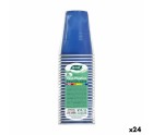 Lot de verres réutilisables Algon Bleu 24 Unités 250 ml (25 Pièces)