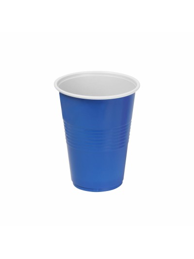 Set of reusable glasses Algon Blue 24 Units 250 ml (25 Pieces)