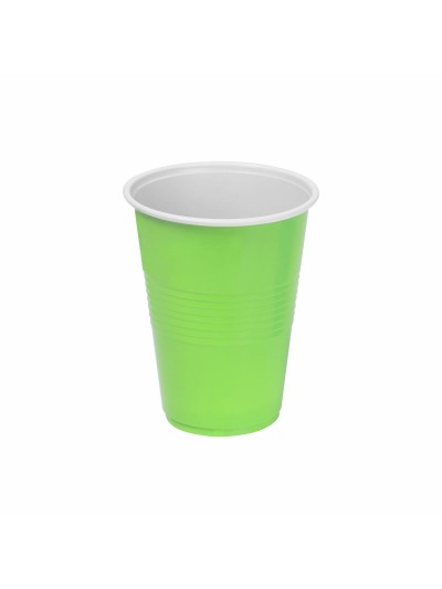 Set of reusable glasses Algon Green 24 Units 250 ml (25 Pieces)