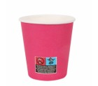 Set of glasses Algon Cardboard Disposable 200 ml Fuchsia 36 Units (24 Pieces)