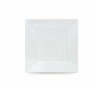 Set de platos reutilizables Algon Blanco Plástico 23 x 23 x 1,5 cm (36 Unidades)