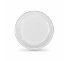 Set de platos reutilizables Algon Blanco 20,5 x 20,5 x 2 cm (36 Unidades)