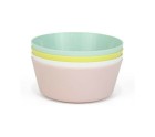 Set of bowls Dem Multicolour 4 Pieces Plastic 12 x 12 x 5 cm (4 Pieces) (24 Units)