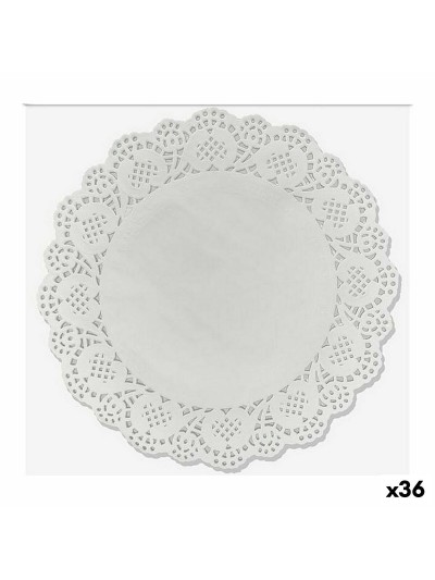 Base de gâteau Wooow Blanc Papier 24 Pièces