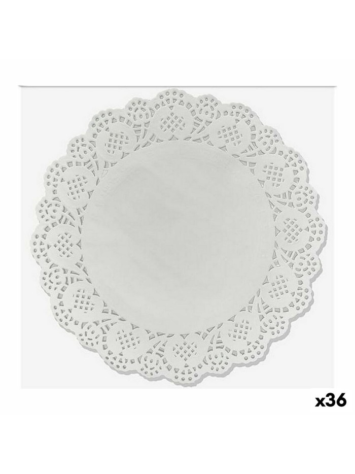 Cake stand Wooow White Paper 24 Pieces