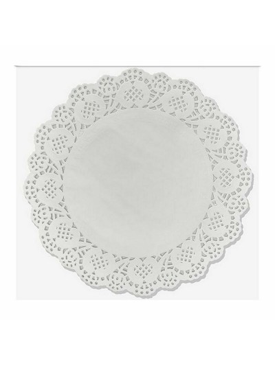 Cake stand Wooow White Paper 24 Pieces