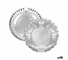 Bandeja de Aperitivos Algon Plateado Redonda 30 x 30 x 1,5 cm (48 Unidades)