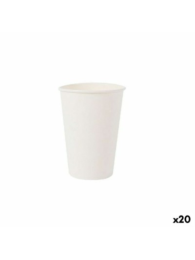 Set de Vasos Algon Cartón Blanco 45 Piezas 220 ml (20 Unidades)