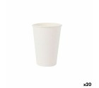 Set de Verres Algon Carton Blanc 45 Pièces 220 ml (20 Unités)