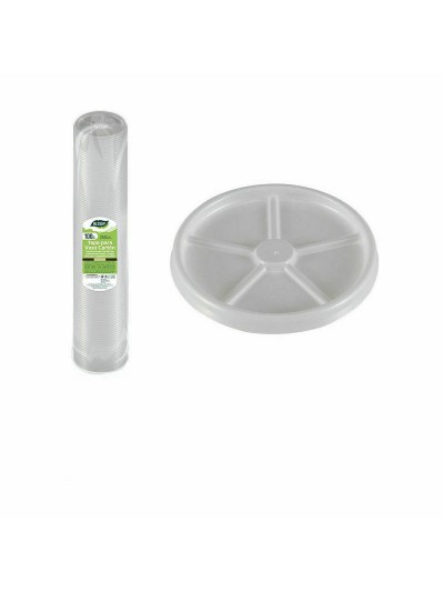 Set de tapas para vasos Algon Café 100 Piezas 250 ml (20 Unidades)
