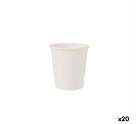 Set de Verres Algon Carton Blanc 50 Pièces 120 ml (20 Unités)