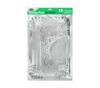 Snack tray Algon Silver Rectangular (48 Units)