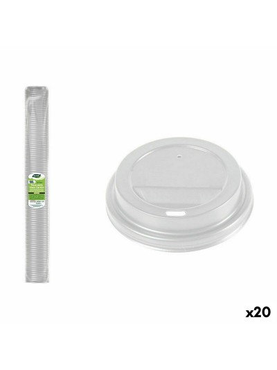 Lot de couvercles pour verres Algon Café 100 Pièces 200 ml (20 Unités)