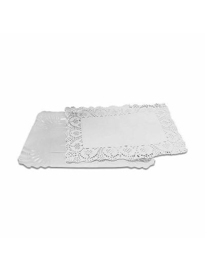 Base para pastel Algon Blanco 18,5 x 25,5 x 1,5 cm (3 Piezas) (48 Unidades)